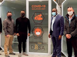 DBSA hands over 110 Isolation Pods as part of COVID-19 Response