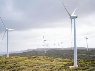 wind turbines
